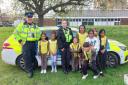 PCSOs Bill McCaskie and Shannon Payne visited the Brownies at St John’s Youth and Community Centre in Hatfield.