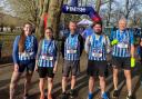 Five runners from Fairlands Valley Spartans who were at the ATW Bedford 5 & 10 races. Picture: FVS