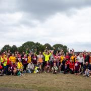 Stevenage Striders celebrate their running of the Stevenage 10k. Picture: STEVENAGE STRIDERS