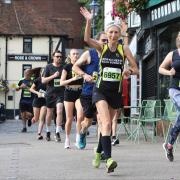 Linda Aird of North Herts Road Runners at the Hitchin 5k. Picture: LINDSAY COOK