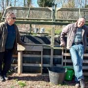Growing People volunteers and gardeners at The Letchworth Centre for Healthy Living