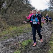 Tanya Brazier of Fairlands Valley Spartans at the Ashridge Boundary Run. Picture: FVS
