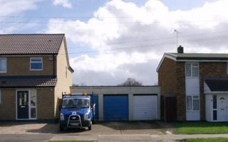 An application to demolish these garages in Stevenage has been withdrawn.