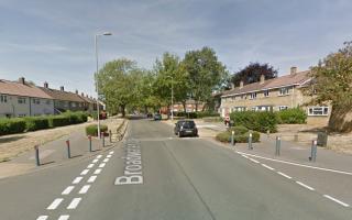 The attempted burglary took place in Broadwater Crescent earlier this week.