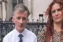 Michael Maher, 48, and Sammi Laidlaw, 35,  outside the High Court after learning of their fate