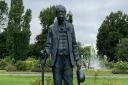 The Ebenezer Howard statue in Welwyn Garden City town centre.