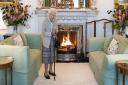 Queen Elizabeth II has died. This photograph was taken at Balmoral on Tuesday, as she received Liz Truss for an audience at Balmoral