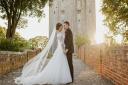 Winter is a magical time of year to tie the knot at Hedingham Castle. Photo: Hedingham Castle.
