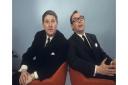 An ITV archive picture of Ernie Wise and Eric Morecambe from 1967. ITV will be airing Morecambe and Wise: The Lost Tapes on Wednesday, July 28, 2021.