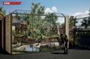 A CGI image of how Sun Bear Heights will look at Paradise Wildlife Park. The new habitat will be home to a couple of sun bears.
