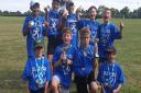 Fleetville Junior School's successful cricket team.
