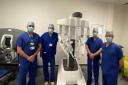 Urology surgeons with the da Vinci Xi robot