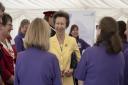 Her Royal Highness The Princess Royal spoke with Butterfly Volunteer Service members when she visited Lister Hospital in Stevenage