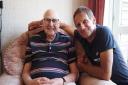 Paul volunteered as a compassionate neighbour and was introduced to Alan. Picture: Garden House Hospice Care