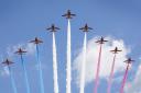 The Red Arrows will return to the Flying Legends air show at IWM Duxford this July, one of the few opportunities for the public to see them display this year before the team heads to the United States on tour. Picture: MoD