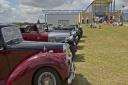Vintage cars line up at IWM Duxford. Picture: IWM.