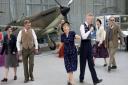 Living history groups representing American and British air force personnel and ordinary civilians at the Back to Forties event at IWM Duxford in 2013. Picture: IWM.