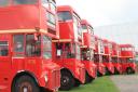 London Routemasters on display (Pic: Clive Porter)