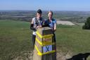 Zoe Jackson and Sue McAneny of Fairlands Valley Spartans enjoyed fine weather and great views at the Ashridge Boundary Run.