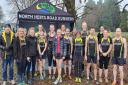 North Herts Road Runners at the Watford round of the Sunday Cross-country League.