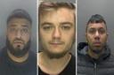 Naeem Ahmed, 25, Abdullah Milash, 25 and  Alfie Eaves, 27, have been jailed for county lines drug dealing