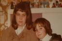 Michelle Stevens, aged around 11, with her mum Janet Ellis, who sadly died of COVID in January aged 73