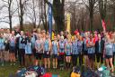 Fairlands Valley Spartans at round two of the Sunday Cross-country League.