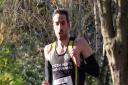 Tom Webb of North Herts Road Runners at the Hatfield 5.
