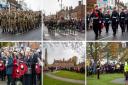 A parade through Stevenage High Street led to the war memorial, where the town's mayor, MP, council leader and representatives of the Royal British Legion were among those gathered for the Service of Remembrance