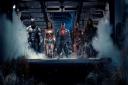 Batman, Wonder Woman, Cyborg, The Flash, and Aquaman in Zack Snyder's Justice League.