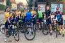 Stevenage Cycling Club set off at 6am from Walkern on their epic trip to King's Lynn.