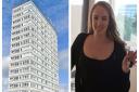 In 2016, Vista Tower was converted from offices to flats. Now fire inspectors have alleged that the conversion breached fire regulations, threatening the safety and financial security of residents like Sophie Bichener (right).
