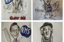 Aidan Farr's 'CARRY ON NHS' collection will be displayed at Lister Hospital. Picture: Aidan Farr