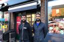 Rishi and Sanjay Chandarana at Walkern Budgens. Picture: supplied by Helen Froggett- Thomson