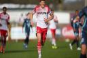 Alex Revell of Stevenage in the League Two game between Stevenage FC v Bury at the Lamex Stadium, Stevenage, Hertfordshire. Picture: DANNY LOO