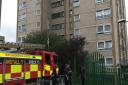 Firefighters at the Brent Court open day. Picture: Renu Chopra
