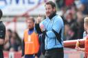 Manager Darren Sarll says the mood is still one of confidence in the play-off chasing Stevenage camp. Picture: GAVIN ELLIS/TGS PHOTO