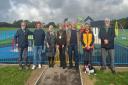 Members of Stevenage Borough Council officially opened the new play area in Chells Park
