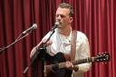 Chris Fox playing at Baldock Folk Club on October 19