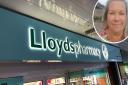 The LloydsPharmacy in Sainsbury's Pound Lane will close at the end of March. Inset: Tracey Cooper who lives in Thorpe St Andrew