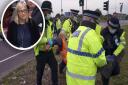 A number of reporters covering the M25 protests were arrested by police.