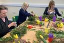 Flower arranging is one of the many events on offer at Knebworth Healthy Hub sessions