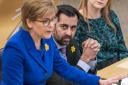 Humza Yousaf hopes to rely on the guidance of Nicola Sturgeon if elected as SNP leader (Jane Barlow/PA)
