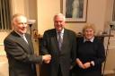Lord Trenchard, president of NEHCA, Sir Oliver Heald MP and NEHCA chair Lynda Needham