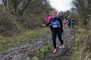Tanya Brazier of Fairlands Valley Spartans at the Ashridge Boundary Run. Picture: FVS