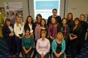 Julia Cater (centre front) principal of the Penrith HR consultancy People Decisions