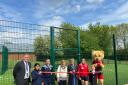 The multi-use games area (MUGA) was officially opened by Stevenage mayor Margaret Notley and mayoress Cathy Bibby.