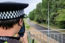 Police officers have carried out speed checks in Martins Way and Gresley Way in Stevenage.