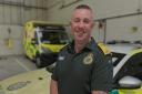 Advanced paramedic Mark Giddens is part of a recruitment drive by the East of England Ambulance Service.