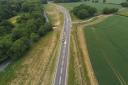 The upgraded section of the A602, between Watton-at-Stone and Tonwell, opened on August 7.